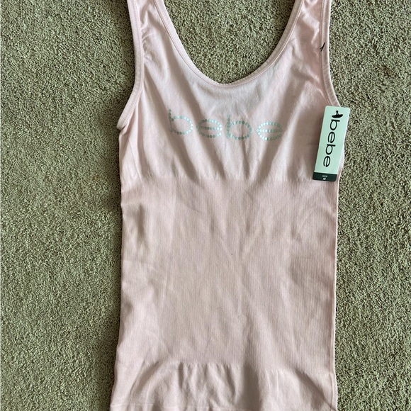 NEW Bebe Baby Pink Sleeveless top size M - Picture 1 of 7